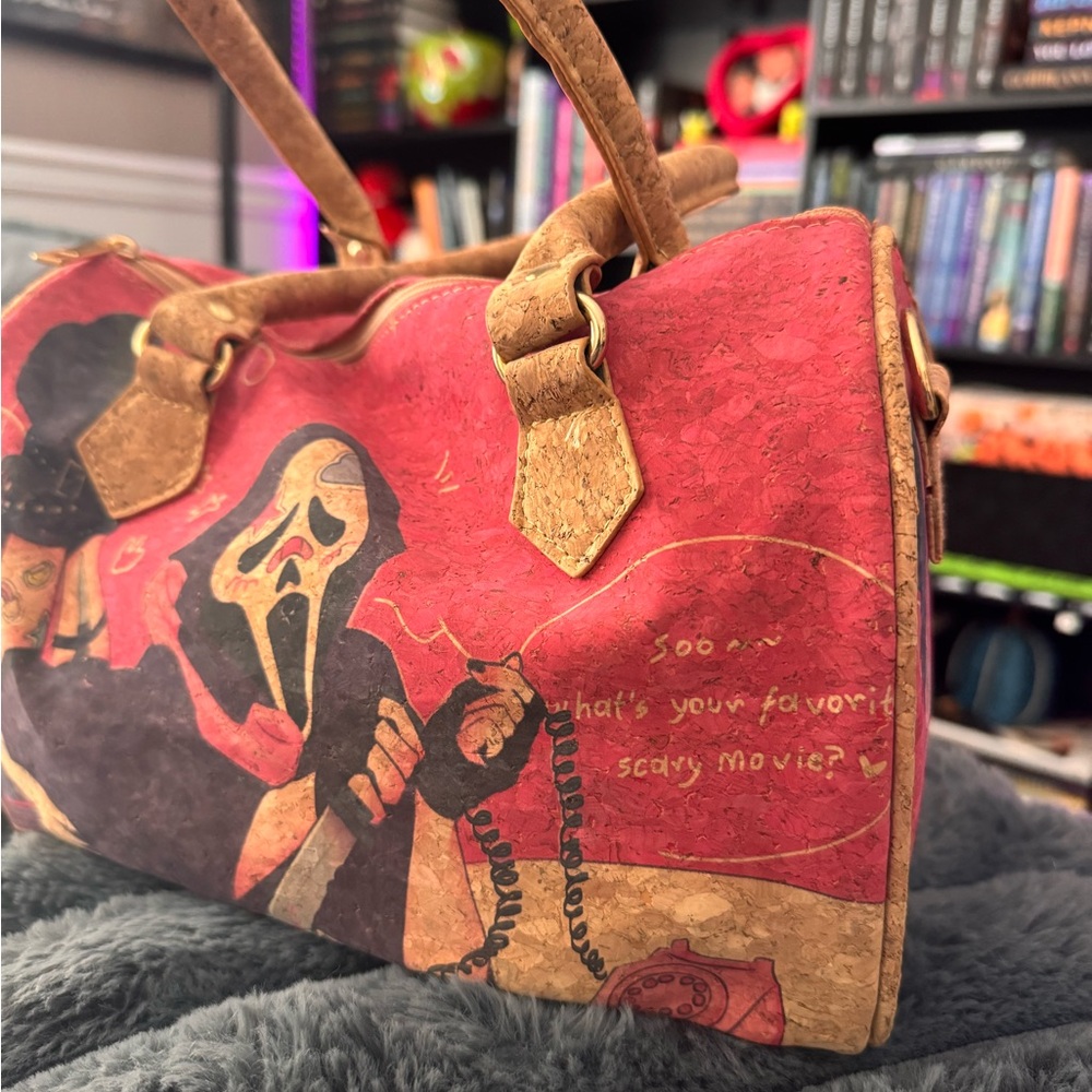 Scream Girl Cork Satchel - Picture 2 of 7